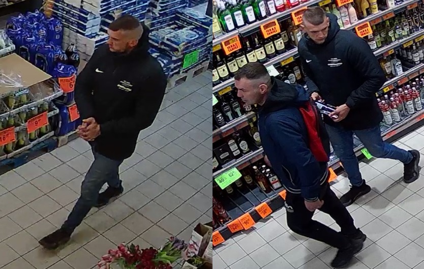 Policja w Tychach poszukuje mężczyzn związanych z napadem na sklep