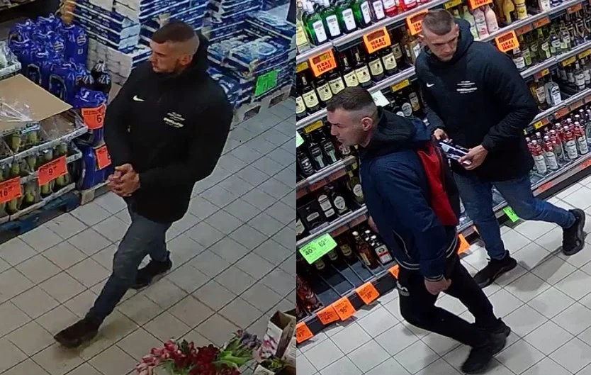 Policja w Tychach poszukuje mężczyzn związanych z napadem na sklep