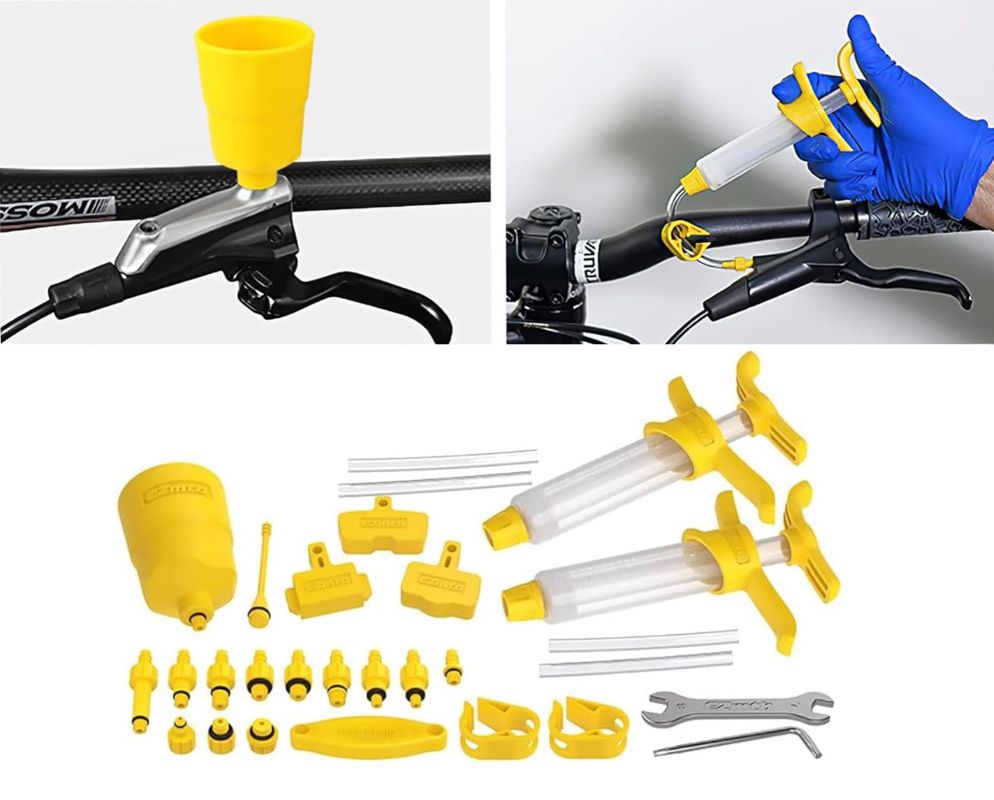 Odpowietrzanie hamulców rowerowych. Przegląd zestawów, które warto mieć w garażu