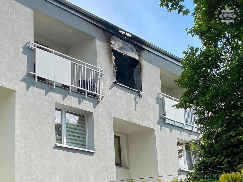 29-latek podejrzany o podpalenie mieszkania w Tychach tymczasowo aresztowany