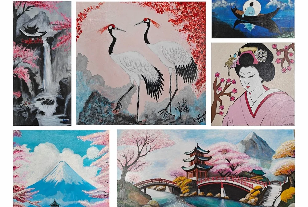 Japonia oczami mysłowickich artystów – wystawa w MOK