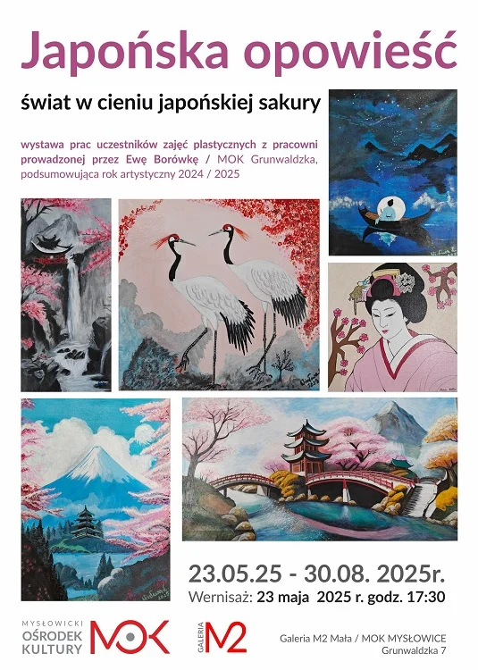 Japonia oczami mysłowickich artystów – wystawa w MOK