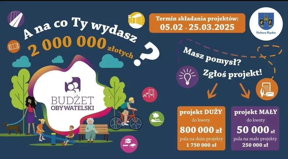 Poznaj projekty XII edycji Piekarskiego Budżetu Obywatelskiego