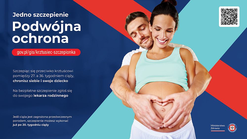 Bezpłatne szczepienia przeciw krztuścowi dla kobiet w ciąży