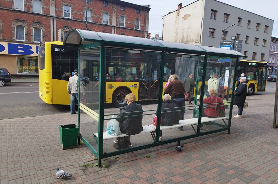 Remont zatoki autobusowej na ul. Wyszyńskiego