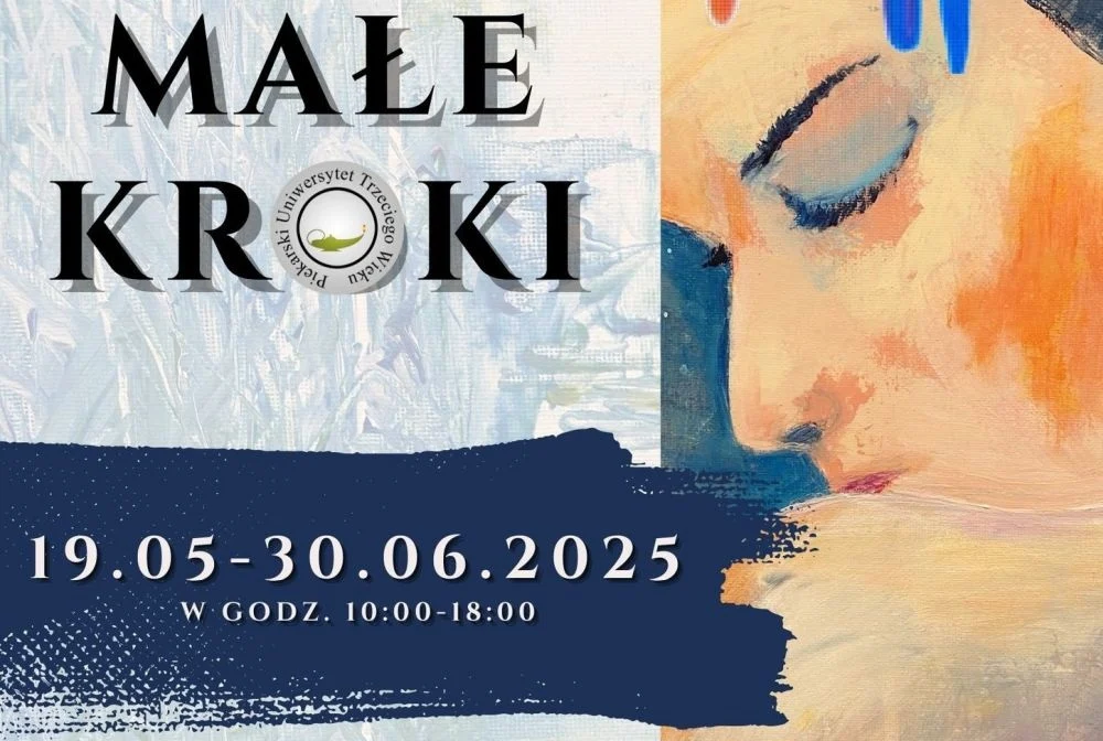 Wernisaż wystawy „Małe Kroki” seniorów z Klubu Plastycznego Tęcza w Brzezinach