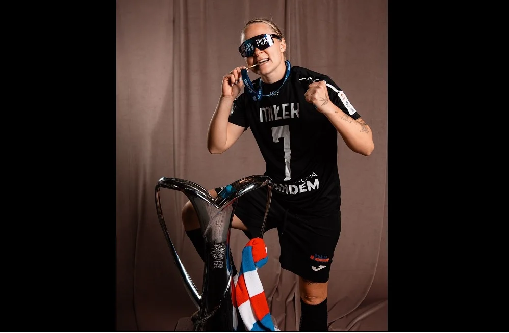 Klaudia Miłek z Piekar Śląskich zdobywa Puchar Polski Kobiet w piłce nożnej