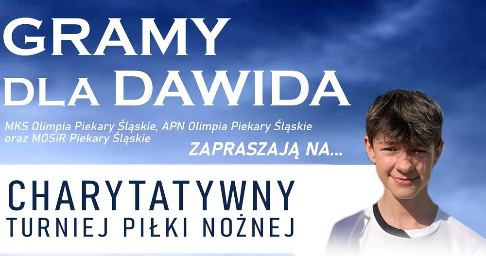 „Gramy dla Dawida” – piłkarski turniej charytatywny już 30 maja