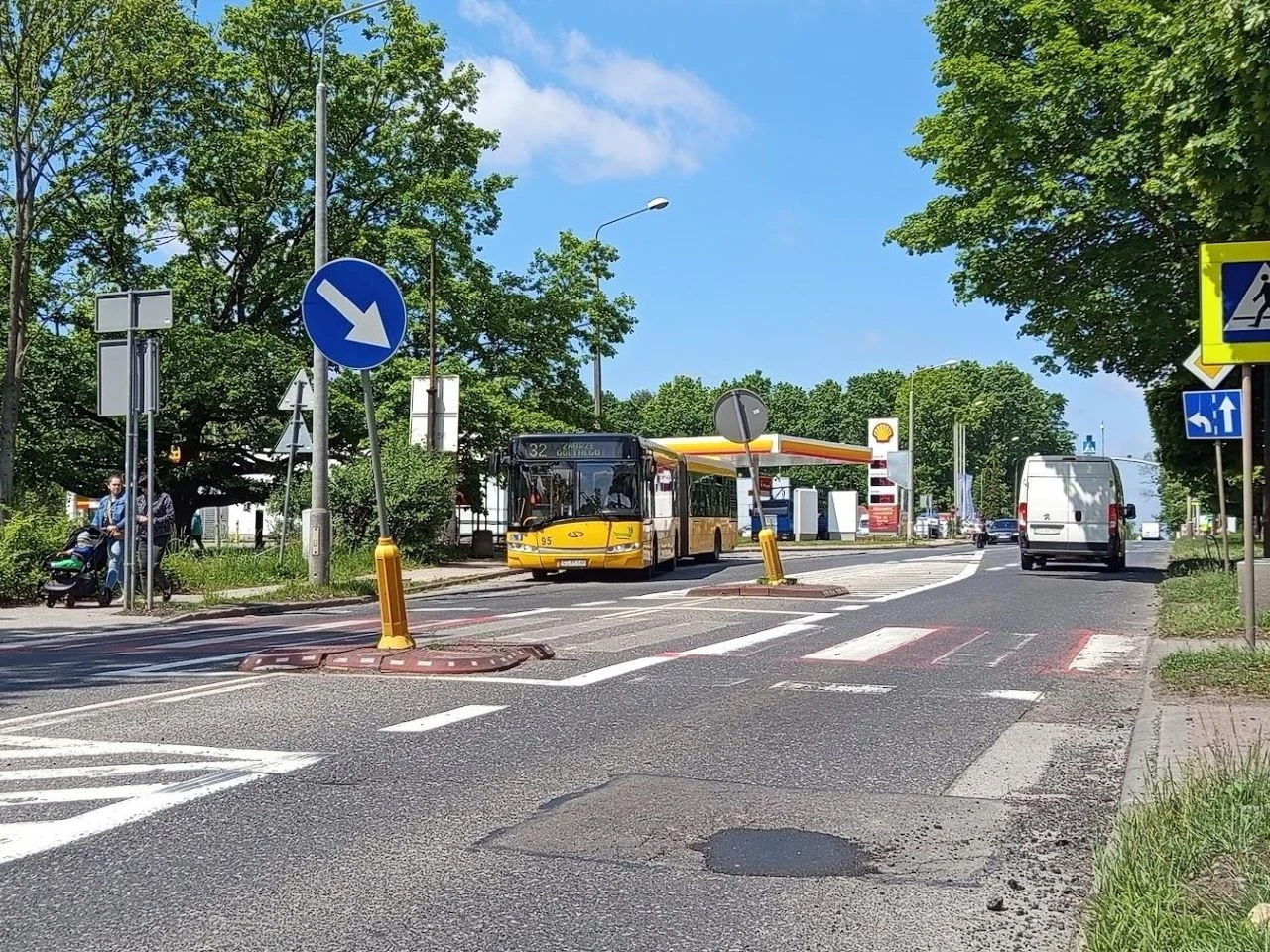 Budowa drogi rowerowej wzdłuż ulicy Toszeckiej: będą zmiany w rejonie stacji Shell