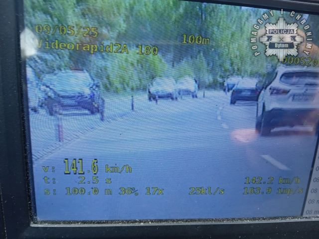 45-latek pędził ponad 141 km/h - został zatrzymany przez "Speed"