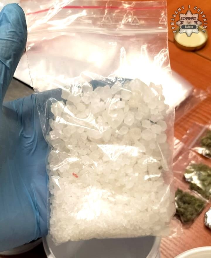Mundurowi przejęli ponad pół kilograma metamfetaminy. 24-latkowi grozi 10 lat więzienia