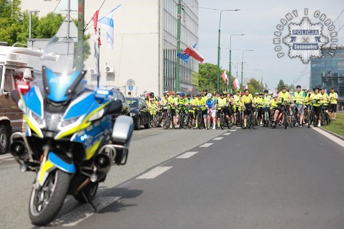 Policjanci czuwali nad bezpieczeństwem podczas 18. Zagłębiowskiej Masy Krytycznej