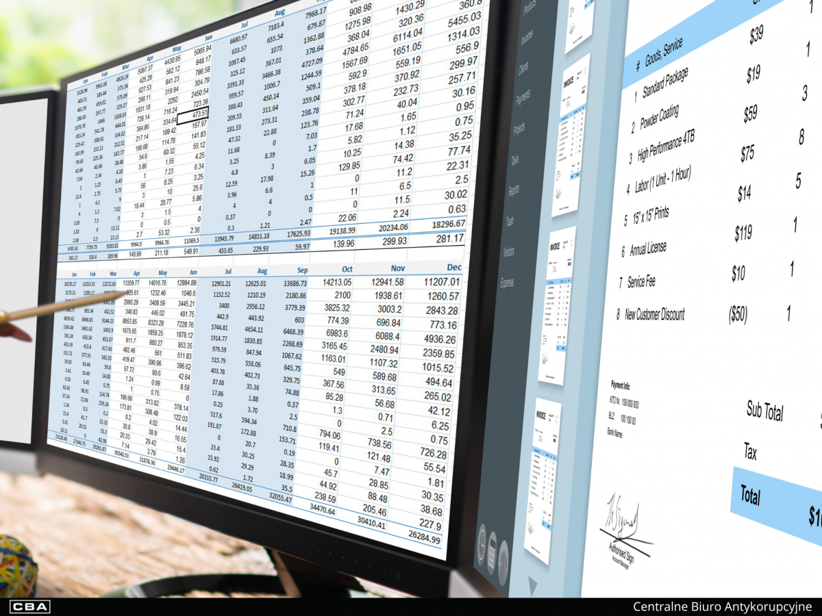 CBA rozbiło grupę wyłudzającą VAT – fałszywe faktury na niemal 7 mln zł