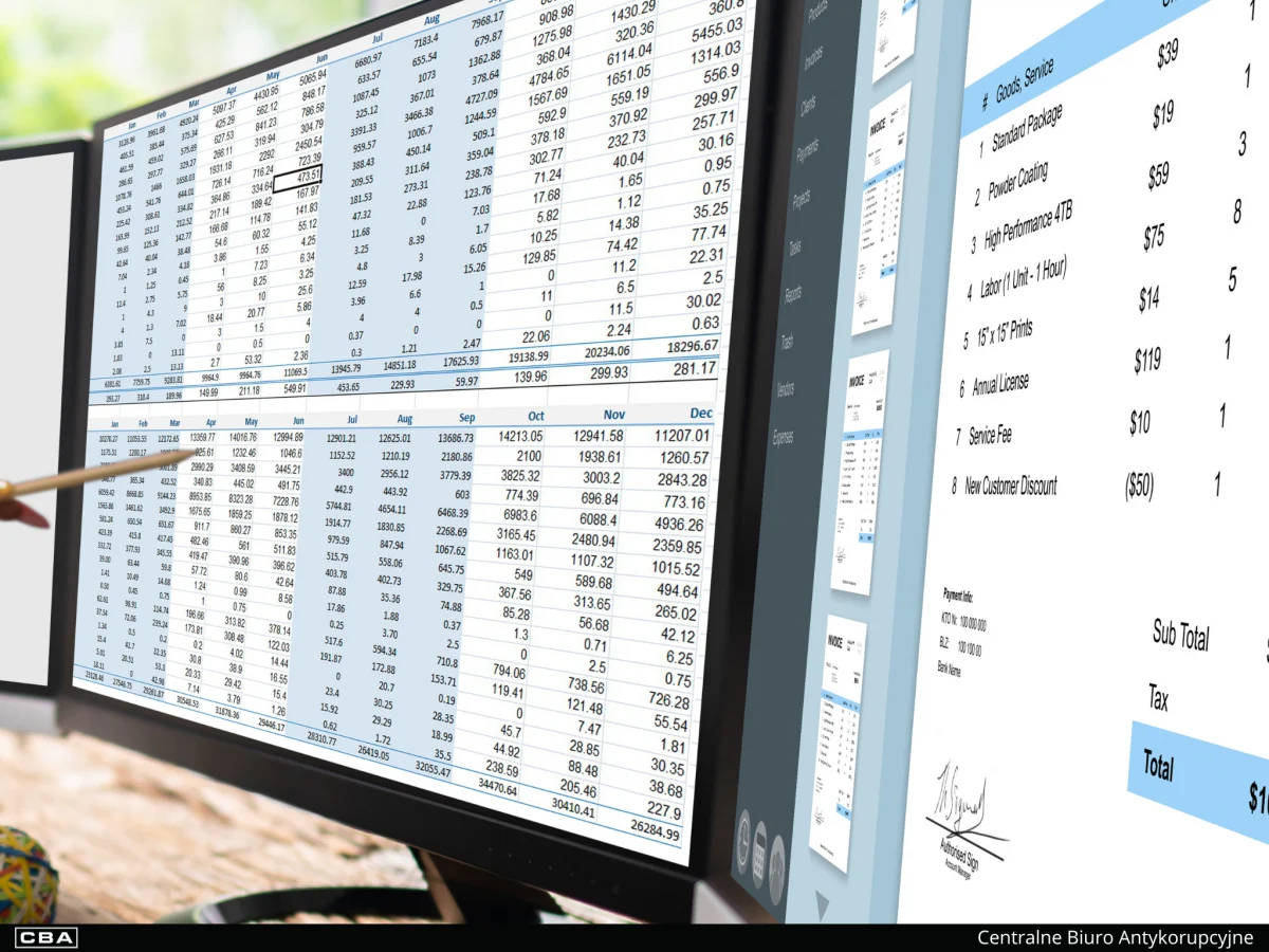 CBA rozbiło grupę wyłudzającą VAT – fałszywe faktury na niemal 7 mln zł