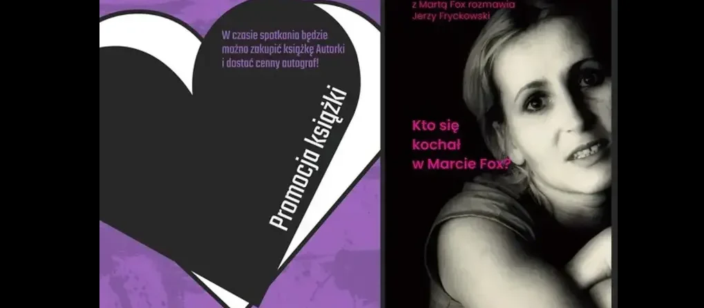 Przed nami spotkanie autorskie z Martą Fox w Zagłębiowskiej Mediatece