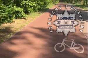 Dziś w Sosnowcu trwają działania "Bezpieczny cyklista"