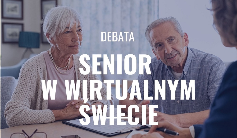 Senior w wirtualnym świecie – debata o bezpieczeństwie już 14 maja