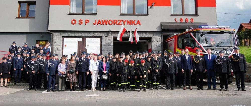 95 lat OSP Jaworzynka Centrum i nowa Scania dla druhów