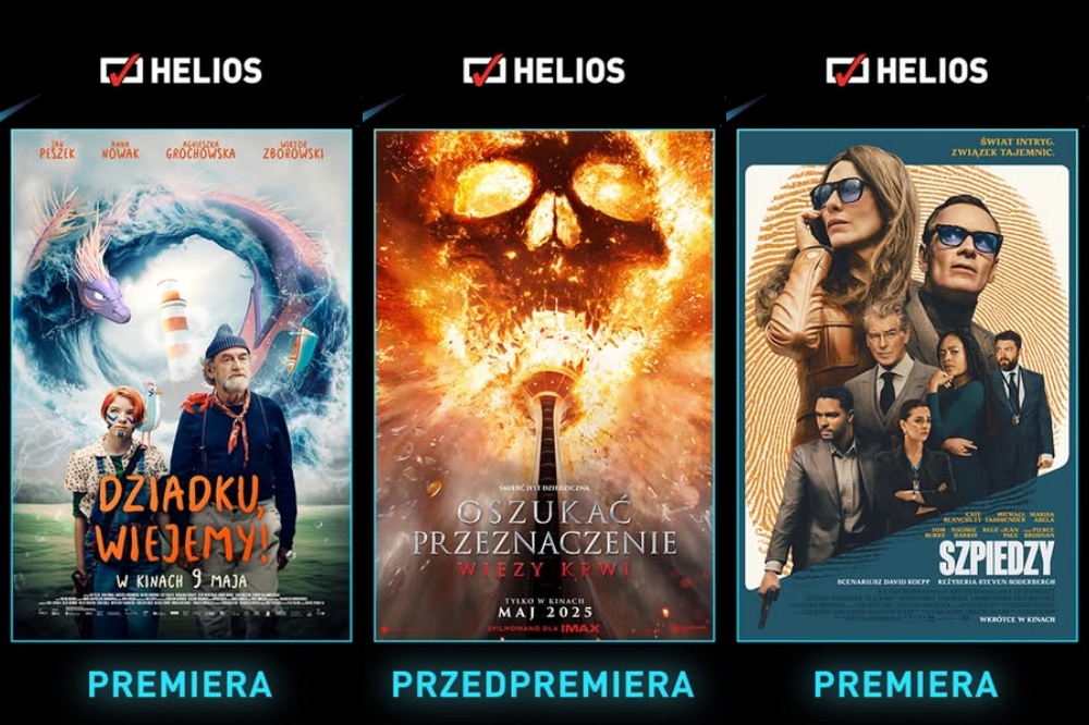Majowe nowości w kinach Helios