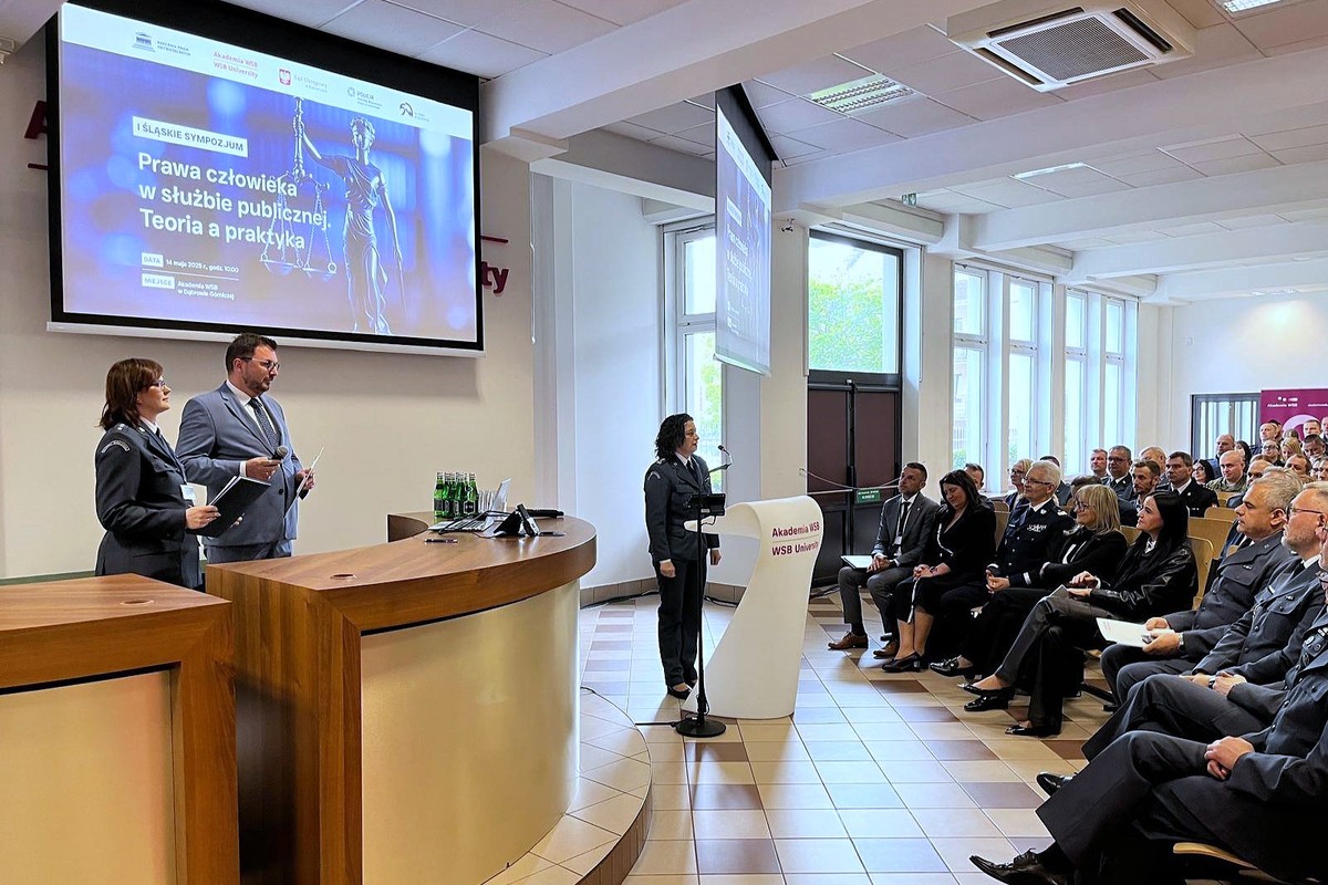 Policja i nauka razem na Śląskim sympozjum o prawach człowieka