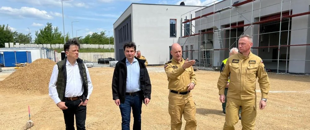 Nowoczesna siedziba straży pożarnej powstaje przy ul. Małej w Tarnowskich Górach