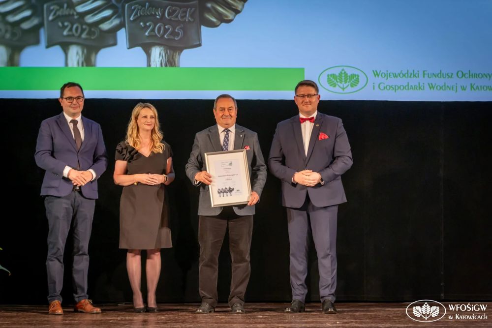 Zielony Czek dla Katowickich Wodociągów za ekologiczne innowacje