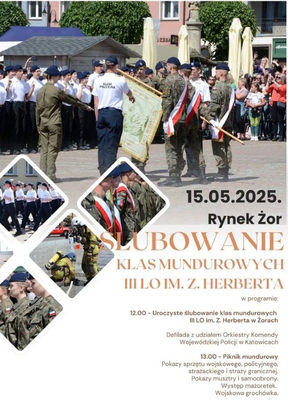 Ślubowanie, defilada i Escape Truck – mundurowe święto na Rynku w Żorach