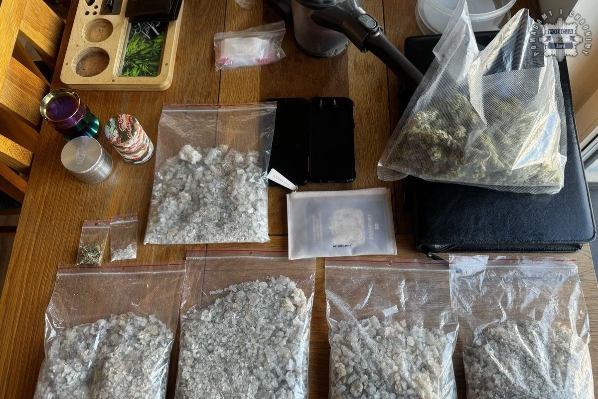 Klefedron, marihuana i „narkotyk zombie” – duża akcja policji w Żorach