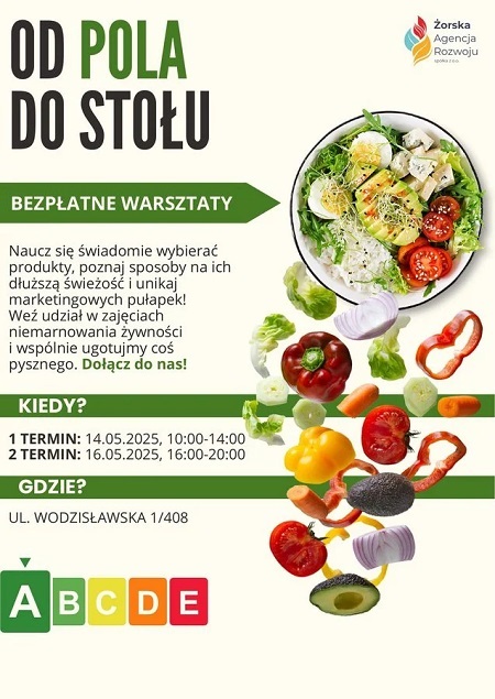 „Od pola do stołu” – bezpłatne warsztaty kulinarne w Żorach