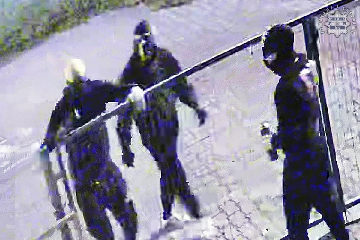 Policja poszukuje sprawców uszkodzenia elewacji piekarni w Żorach