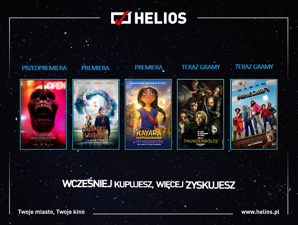Majowe nowości w kinach Helios