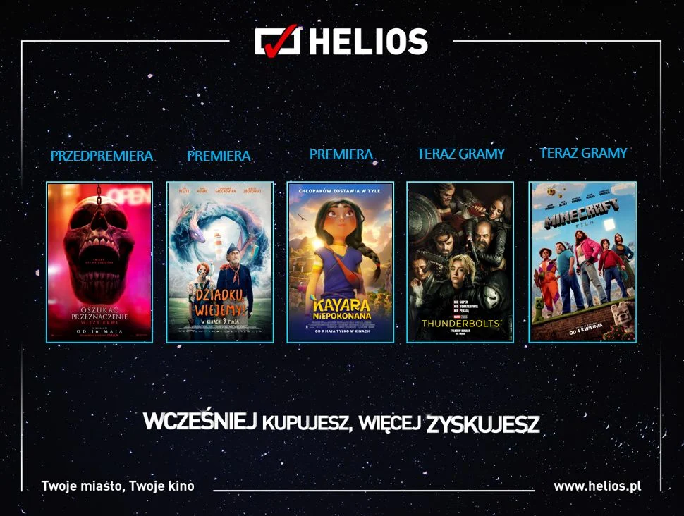 Majowe nowości w kinach Helios