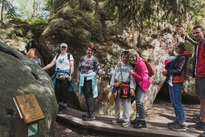 Zespół do Zadań Specjalnych z Żor uświetnił otwarcie ścieżki w Górach Stołowych