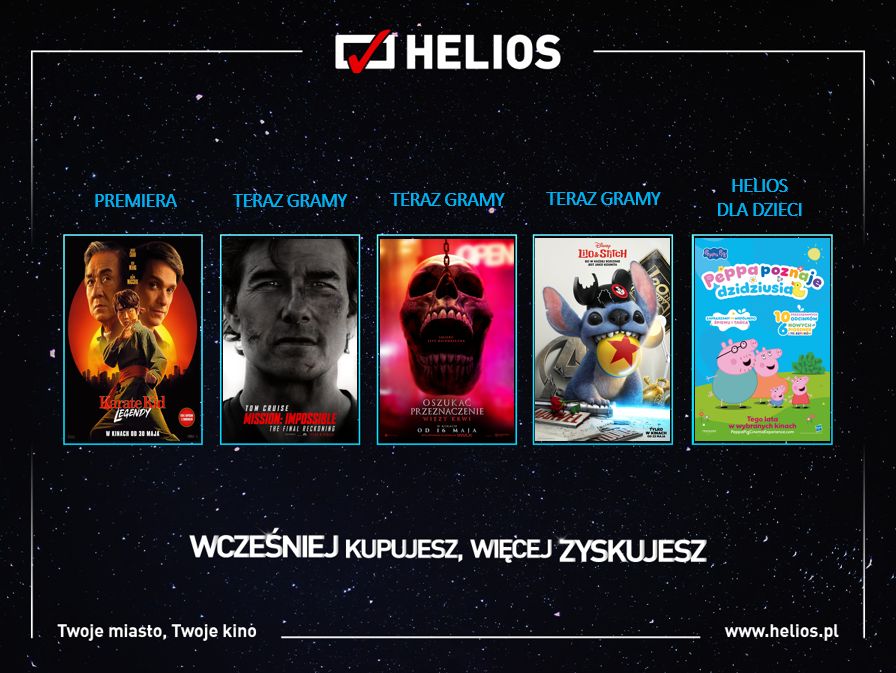 Moc różnorodnych nowości kinach Helios
