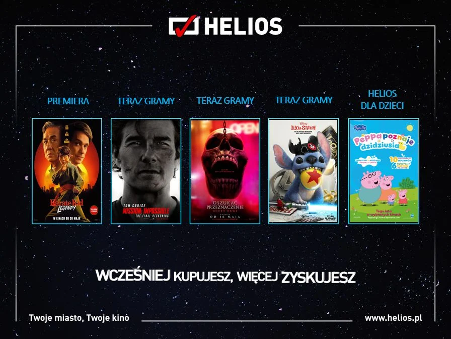 Moc różnorodnych nowości kinach Helios