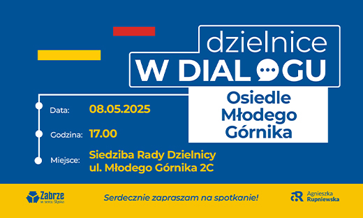 „Dzielnice w Dialogu” – spotkanie z mieszkańcami Osiedla Młodego Górnika