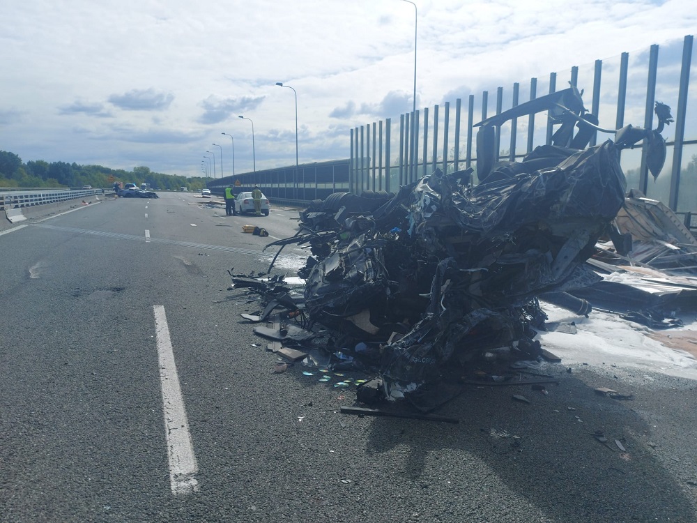 Śmiertelny wypadek na A4 1