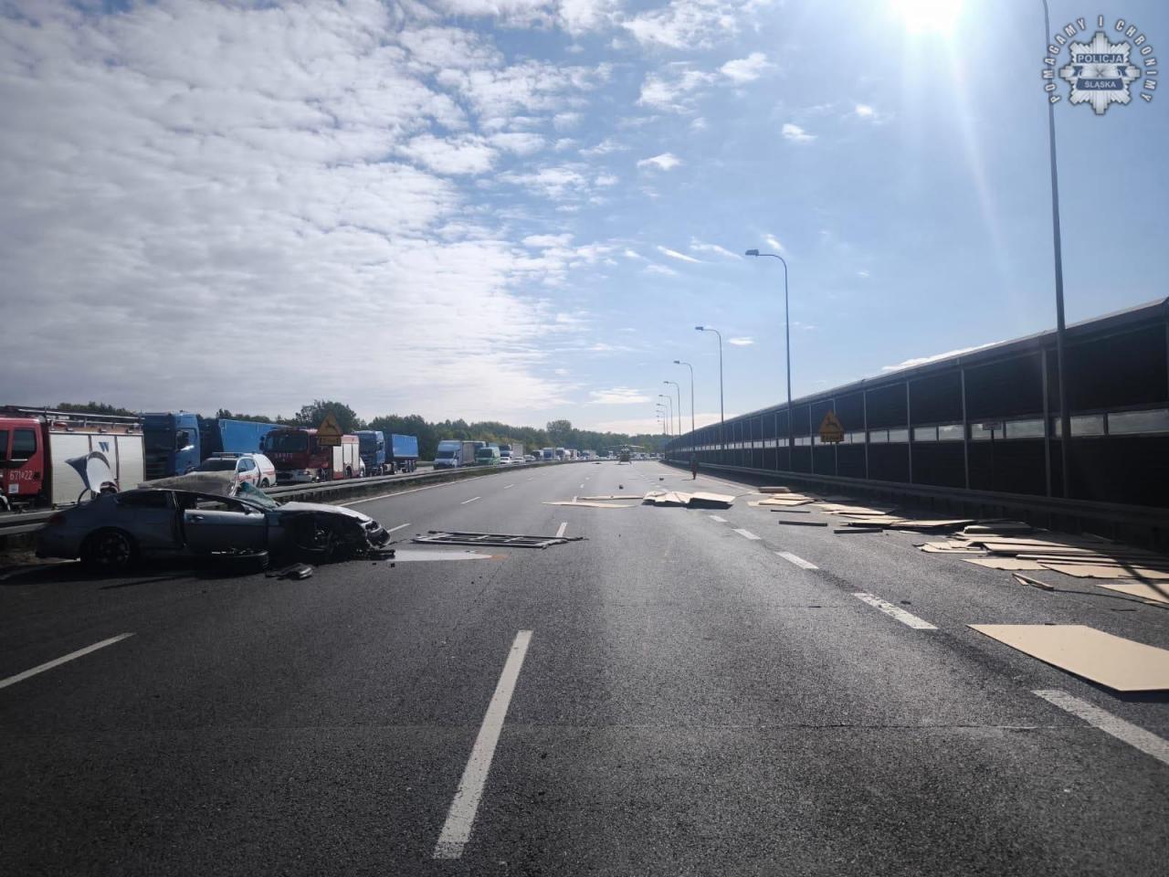 Śmiertelny wypadek na A4 3