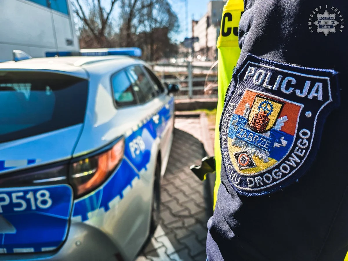 Zabrze: 50-latka potrącona na przejściu, motocyklista ranny po kolizji