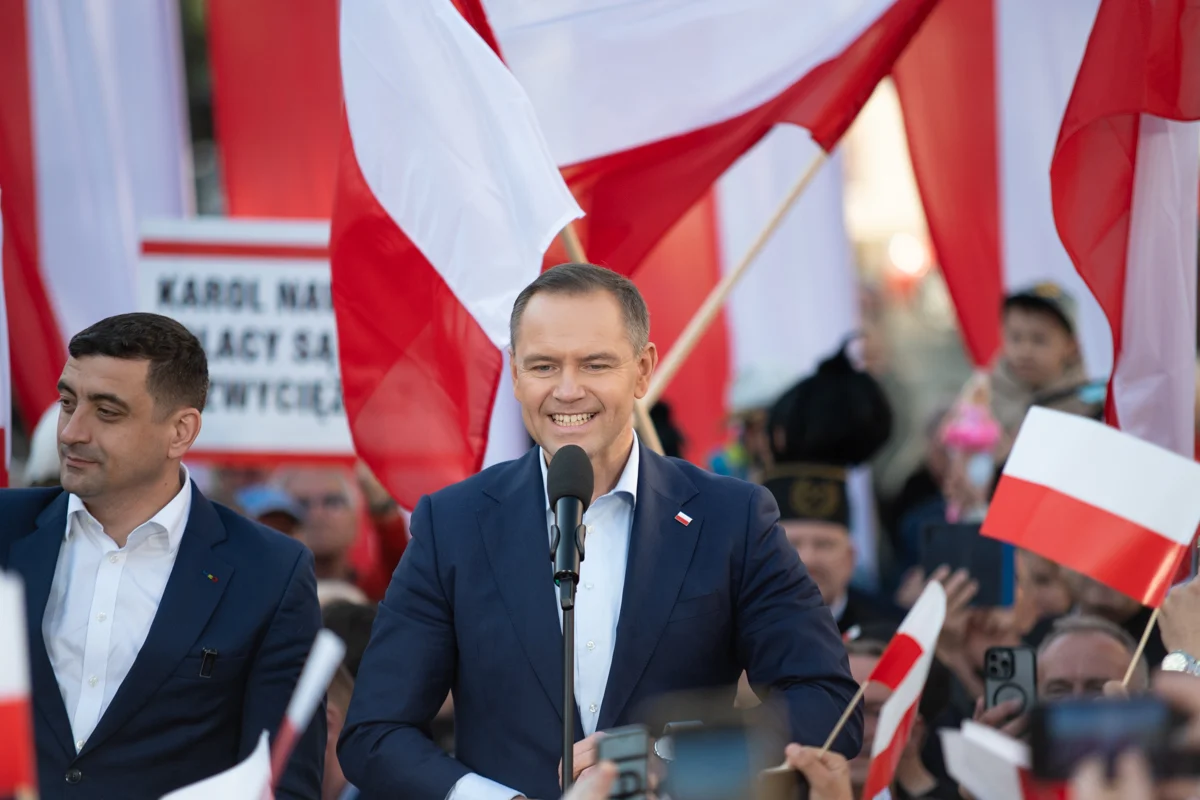 Karol Nawrocki w Zabrzu: Wizyta z George'm Simionem i apel o zmianę w Polsce