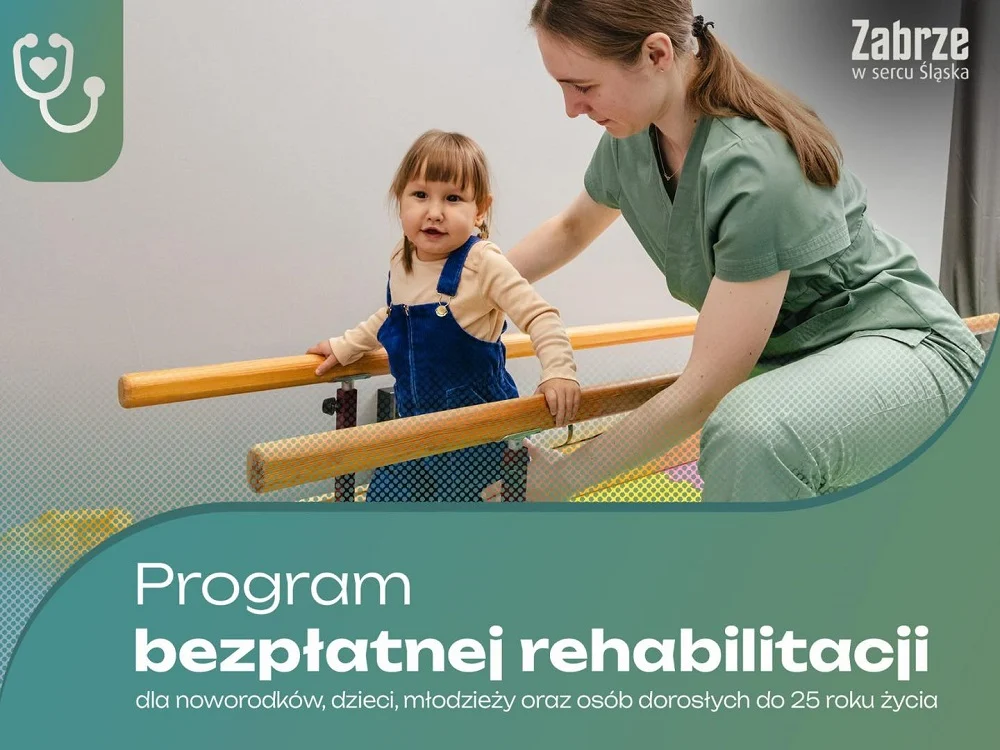 Zabrze uruchamia bezpłatną rehabilitację dla dzieci i młodzieży do 25 lat