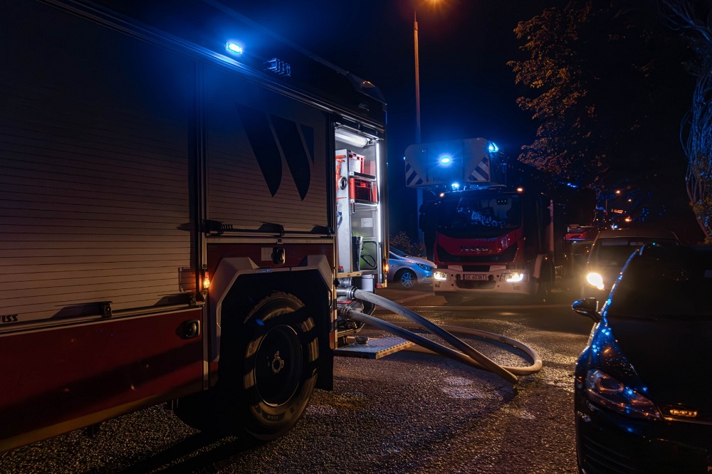 Pożar mieszkania przy ul. ks. Jana Dzierżona w Zabrzu!