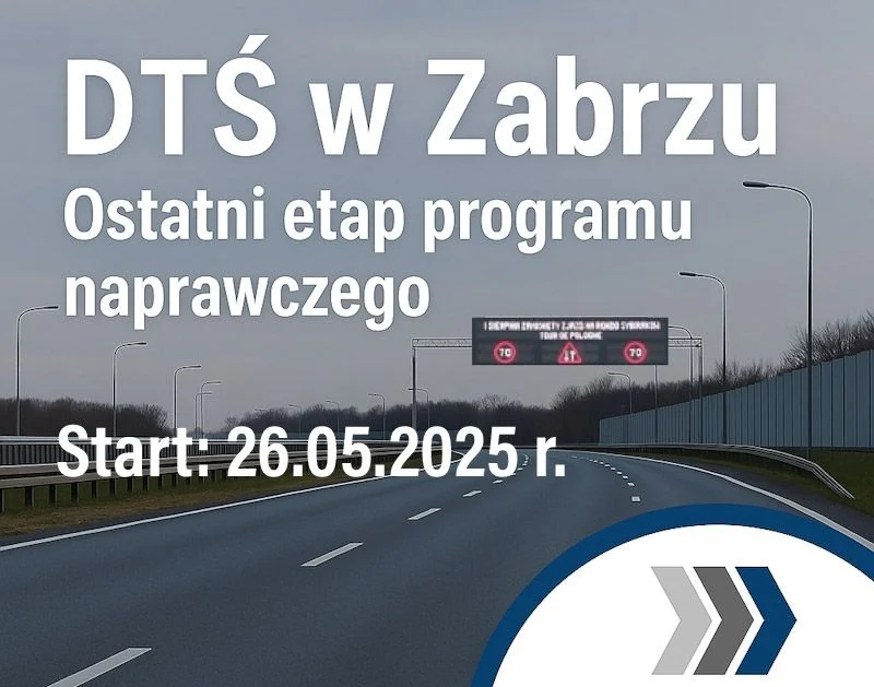 Ostatni etap programu naprawczego DTŚ w Zabrzu – start 26 maja