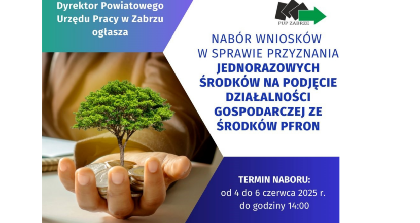 Nabór wniosków o dotacje z PFRON na start działalności gospodarczej w Zabrzu