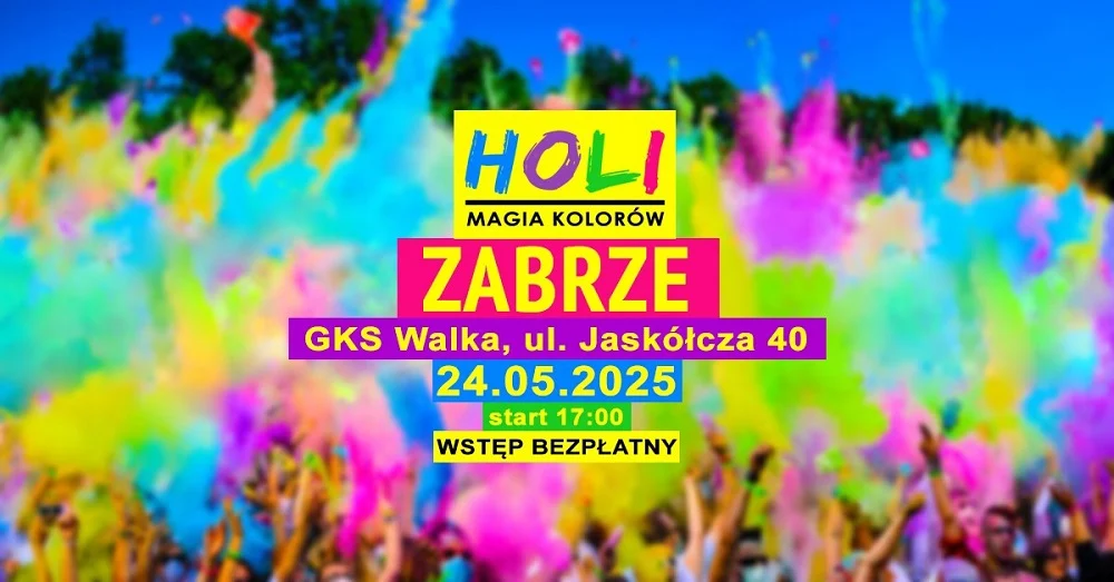 Holi – Magia Kolorów już 24 maja w Zabrzu!