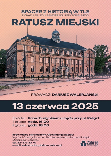 Poznaj Zabrze od środka. Unikalna wycieczka z historykiem miasta już 13 czerwca