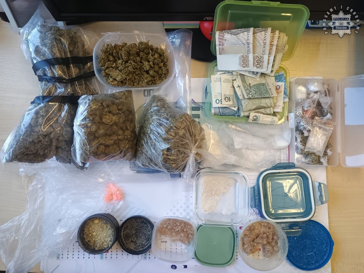 Chorzowscy kryminalni przejęli blisko 2500 "działek" narkotyków