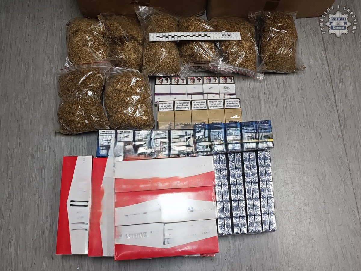 Narkotyki, nielegalne papierosy i tytoń. Chorzowscy policjanci zatrzymali dwie osoby