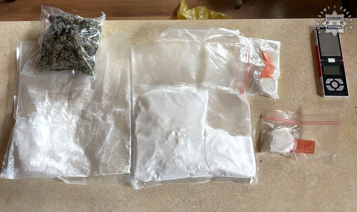 Kryminalni zabezpieczyli 1,5 kg amfetaminy i marihuany