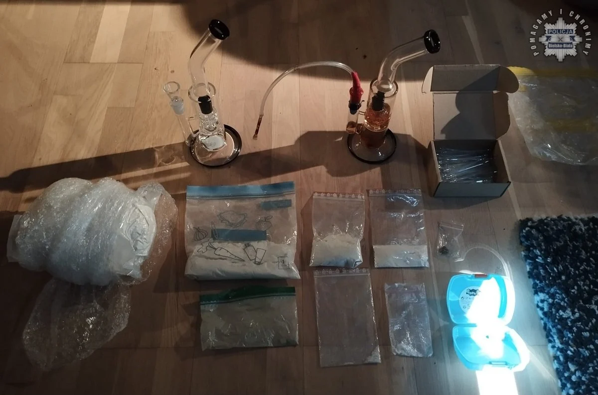 Weekendowa akcja w Bielsku-Białej: narkotyki i aresztowania